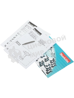 Дрель-шуруповерт Makita DDF453RFE, 18 В, 3 Ач, 42 Нм, щеточный