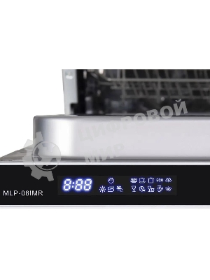 Встраиваемая посудомоечная машина Maunfeld MLP-08IMR, белый/черный, 44.5 см, 10 компл., 47 дБ, класс A++