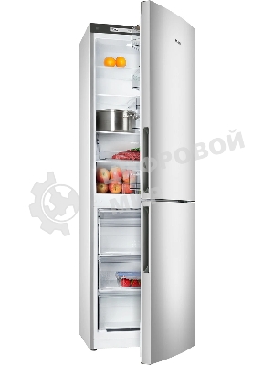 Холодильник Atlant XM-4621-181 серебристый двухкамерный 205/119л морозилка снизу