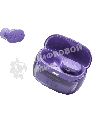 Наушники TWS JBL Tune Buds 2 Ghost фиолетовый, внутриканальные, Bluetooth, адаптивное шумоподавление