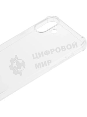 Чехол (клип-кейс) BoraSCO для Apple iPhone 16 Plus Bumper Case прозрачный (73520)