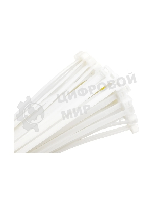 Хомут кабельный 4.8х400 нейл. бел. (уп. 100 шт) IEK UHH31-D048-400-100
