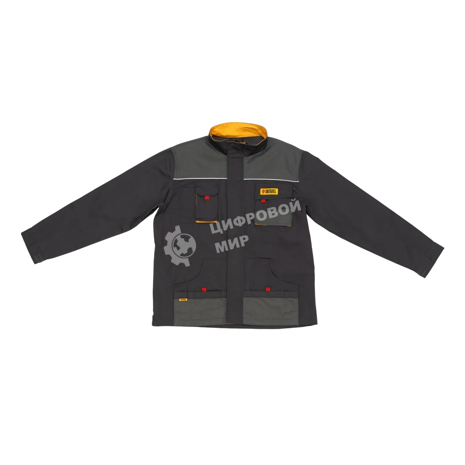 Куртка профессиональная рабочая Denzel 65% полиэстер 35% хлопок, XL