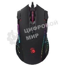 Мышь проводная A4Tech Bloody J90s черный, 8000 dpi, USB, кнопки - 12