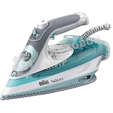 Утюг Braun SI5017GR бирюзовый/белый, 2700 Вт, 50 г/мин, 190 г/мин, 300 мл