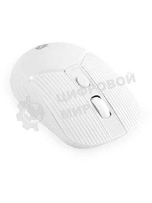 Мышь беспроводная Oklick 509MW белый, 1600 dpi, радиоканал, USB, кнопки - 4