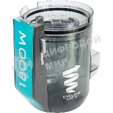 Пылесос паровой вертикальный Starwind SSV9550 темно-серый/голубой, питание от сети, 120 Вт, уборка влажная/паром/сухая, пылесборник 0.5 л