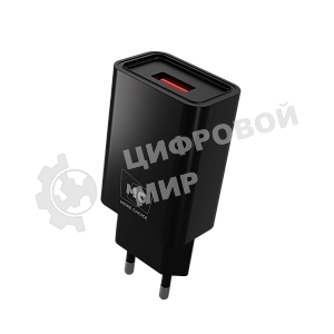 Сетевое зарядное устройство MORE CHOICE (4620202555724) NC07a СЗУ 1USB 2.0A для Type-C, черный