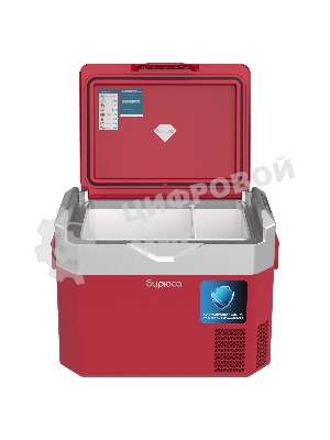Холодильник автомобильный бордовый Бирюса НС-30P3
