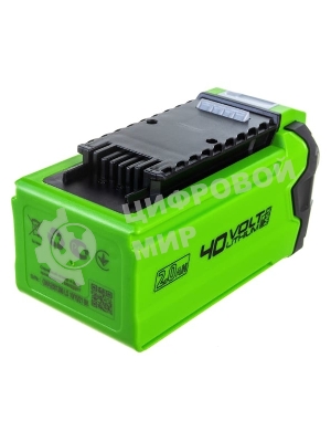 Аккумулятор GreenWorks G40B2 40V, 2 А.ч(2926907)