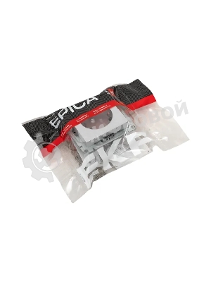 Механизм розетки EKF UP1-SOA-111 16А, с заземлением, со шторками, алюминий Эпика