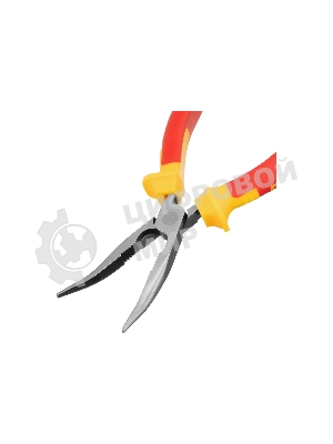 Длинногубцы Matrix изогнутые insulated 200 мм, двухкомпонентные рукоятки