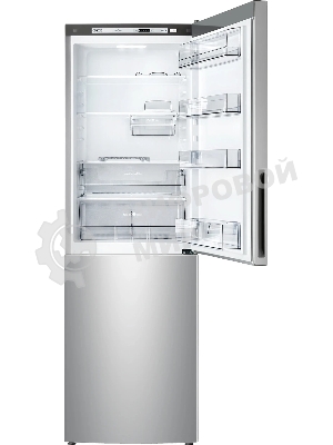 Холодильник Atlant XM-4621-181 серебристый двухкамерный 205/119л морозилка снизу