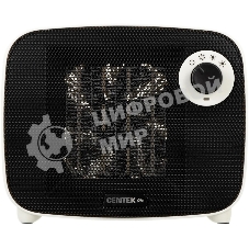 Тепловентилятор Centek CT-6023 белый/черный, 750/1500 Вт, 15 м2