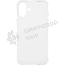 Чехол (клип-кейс) BoraSCO для Apple iPhone 16 Plus Bumper Case прозрачный (73520)