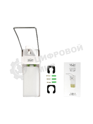Локтевой дозатор для жидкого мыла и дез. растворов, 1000 мл Puff-8197 пластиковый