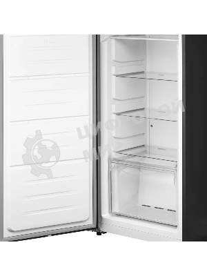 Морозильная камера Kuppersberg NFS 189 DX, High-Tech, отдельностоящая, ВхШхГ 185х60х65 см, объем 304 л, электронное управление, No Frost, LED дисплей, LED освещение, супер заморозка, инверторный компрессор, энергоэффективность А+, уровень шума 43 дБ, цвет черный