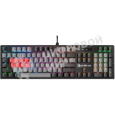 Клавиатура проводная A4Tech Bloody B820R Dual Color механическая черный/серый USB for gamer LED