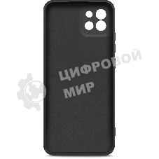 Чехол (клип-кейс) BORASCO Microfiber Case, для Samsung Galaxy A03, черный