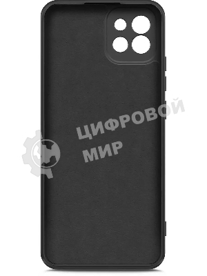 Чехол (клип-кейс) BORASCO Microfiber Case, для Samsung Galaxy A03, черный