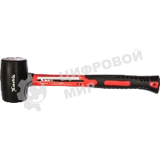 Киянка резиновая Matrix 11175, 225 г, черная резина, фибергласовая рукоятка