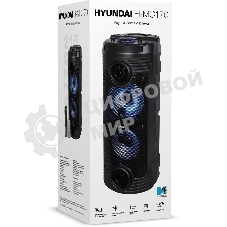 Минисистема Hyundai H-MC170 черный 80Вт/FM/USB/BT/SD/MMC