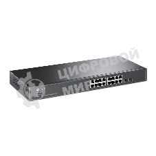 Коммутатор TP-Link Jetstream 16-port gigabit smart switch with 2-gigabit uplink ports