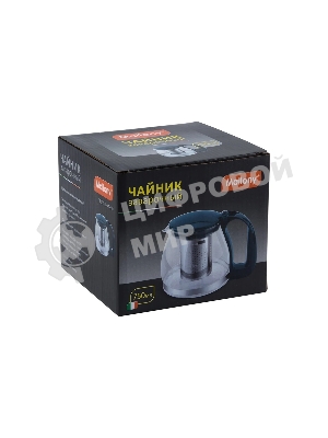 Чайник заварочный MALLONY Decotto-AS-750 из жаропрочного стекла, 750 мл