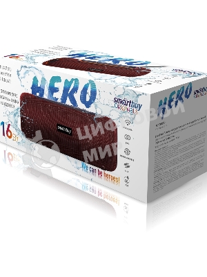 Портативная акустика Smartbuy HERO, красный