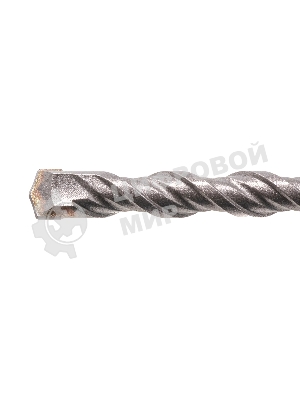 Бур по бетону Denzel двойная спираль, Cobalt W-tip, 10x160 мм, SDS PLUS