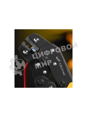 Клещи для обжима неизолированных наконечников Denzel НК и НВ, разъемов РП, 0,25 - 2,5 мм2