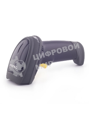 Сканер штрих-кода ручной Mindeo MD6600-HD_stand 2D имидж, проводной, подставка в комплекте, 100 скан/сек, USB, серый