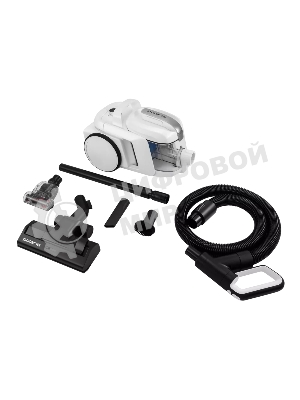 Пылесос Polaris PVC 1909 белый, 650/2200 Вт, уборка сухая, пылесборник контейнер 3 л