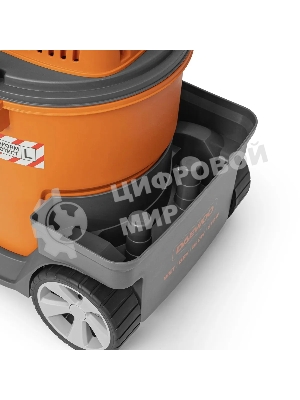 Строительный пылесос Daewoo DAVC 2014 1400Вт (уборка: сухая/сбор воды/выдув) оранжевый