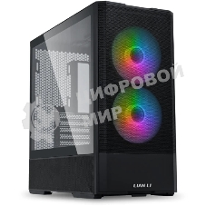 Компьютерный корпус Lian Li Lancool 207/черный/Mid-Tower, TG/2x 140мм ARGB + 2x 120мм non LED fans inc./G99.LAN207RX.10RS
