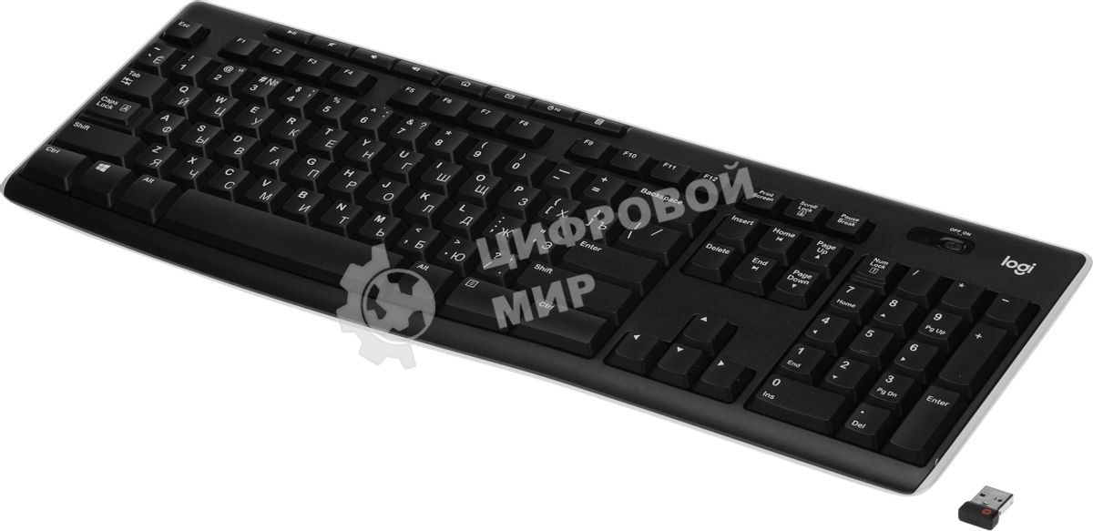 Клавиатура беспроводная Logitech Keyboard K270 Wireless 920-003757/920-003058