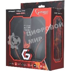 Гарнитура Gembird MHS-G100 чернцый/оранжевый, проводная