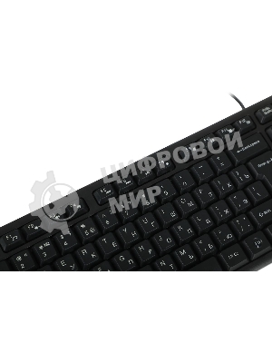 Комплект клавиатура+мышь A4Tech KK-3330 проводной, USB, 1200 DPI, чёрный