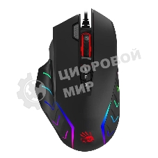 Мышь проводная A4Tech Bloody J95s черный, 8000 dpi, USB, кнопки - 9