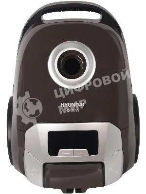 Пылесос Hyundai HYV-B4055 темно-коричневый, 380/2000 Вт, уборка сухая, пылесборник мешок 2.5 л