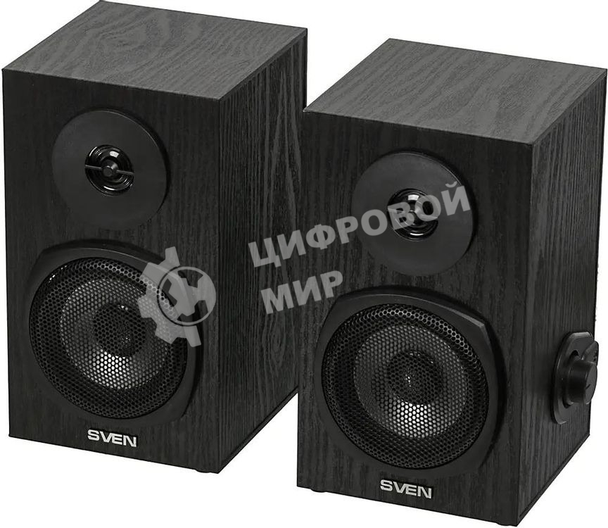 Акустическая система SVEN SPS-575 2.0 черный 6Вт