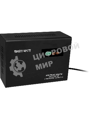Стабилизатор напряжения Smartwatt AVR Triac 500TW 500ВА черный