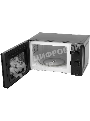 Микроволновая печь Starwind SWM5820 черный, 20 л, 700 Вт, переключатели - поворотный механизм