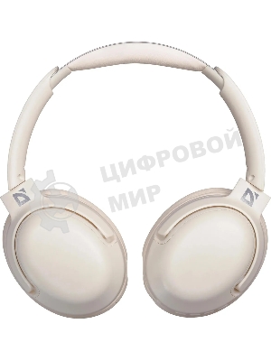 Беспроводные/проводные наушники Defender FreeMotion B475 ANC бежевый, накладные, Bluetooth + проводной, активное шумоподавление, складная конструкция, до 15 ч