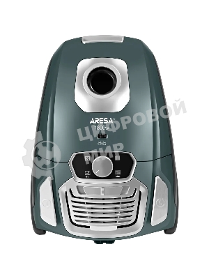 Пылесос Aresa AR-2403 зеленый/черный, 380/1800 Вт, уборка сухая, пылесборник мешок 3,5 л