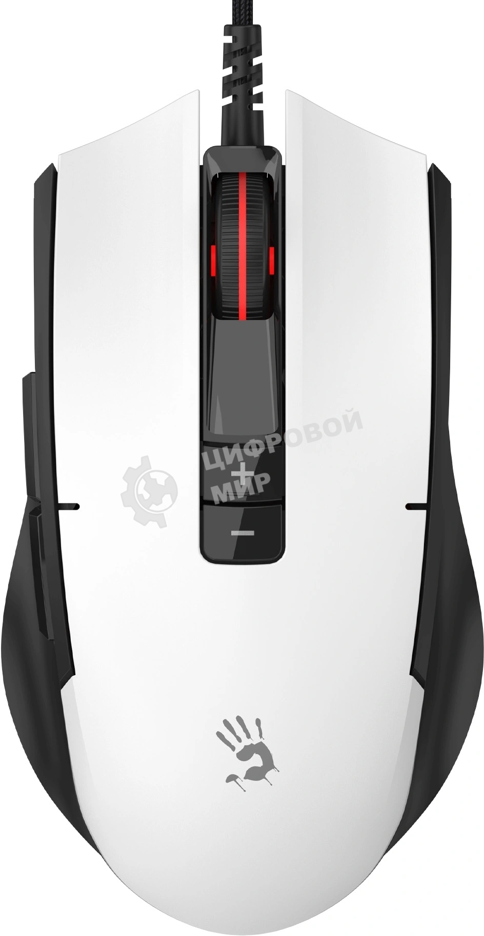Мышь проводная A4Tech Bloody ES8 белый, 6000 dpi, USB, кнопки - 7