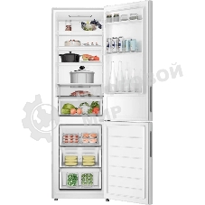 Холодильник Haier CEF538CSG серебристый двухкамерный 263/105л морозилка снизу, No Frost