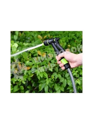 Пистолет-распылитель поливочный Deli DL8757 3 режима распыления, диаметр шланга 3/4