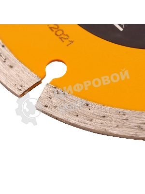 Диск алмазный отрезной Denzel ф125 х 22,2 мм, Сегментный, сухое резание