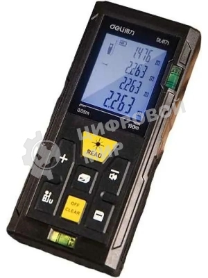 Лазерный дальномер Deli DL4171 (Диапазон измерения 0,05~100м, точность измерения: ±3мм)